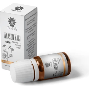 Panlıfe Anason Yağı  10 ml %100 Saf Analiz Sertifikalı  ( Markamız Eczacı Kuruluşudur.)