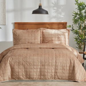 Karaca Home Noela Çift Kişilik Kapitone Yatak Örtüsü Bej