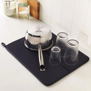 Nyskoljd Bulaşık Kurutma Matı | Bulaşık Kurutma Örtüsü Koyu Gri