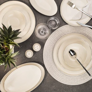 Elif Aria Platin 6 Kişilik 30 Parça Yemek Takımı