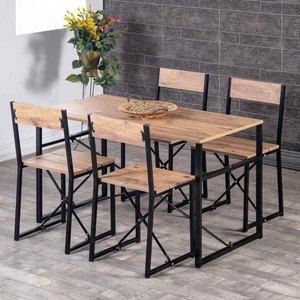 4 Kişilik Masa Sandalye Takımı Yemek Masası 5132