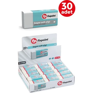 Beyaz Silgi 30 Adet Fixpoint  P-7703