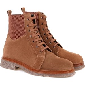 Emma Taba Kadın Bağcıklı Süet Deri Bot