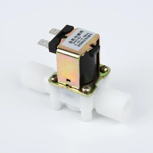 12V DC NC Plastik Su Solenoid Vana - 1/2