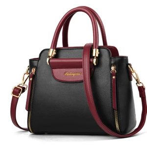 Yaowei HB Katlanabilir Çanta Kadın Yeni Moda Kontrast Çanta Büyük Kapasiteli Tek Omuz Crossbody Çanta Modaya Uygun (Yurt Dışından)
