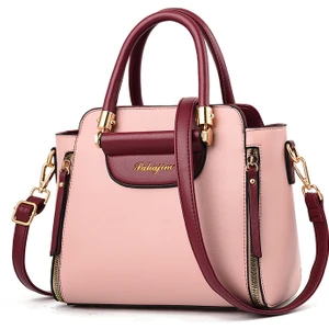 Yaowei HB Katlanabilir Çanta Kadın Yeni Moda Kontrast Çanta Büyük Kapasiteli Tek Omuz Crossbody Çanta Modaya Uygun (Yurt Dışından)