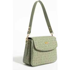 Just Polo Yeni Sezon Kolon Askılı 4 Bölmeli Yeşil Kadın Omuz Çantası 25X15CM PBU2174