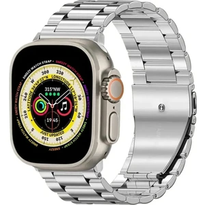 Eco Center Apple Watch Seri 2 3 4 5 6 7 8 Uyumlu 42 44 45 49 mm Metal Kordon Metalkordon