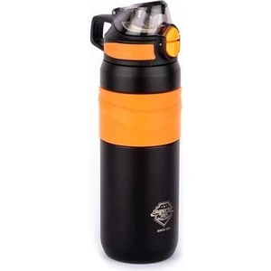 Paslanmaz Çelik Termos Pipetli 560ML Siyah
