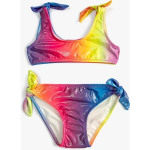 Bikini Takımı Parlak Çok Renkli 2 Parça