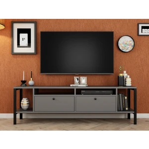 Belinda Metal Ayaklı Antrasit 180 cm Tv Ünitesi