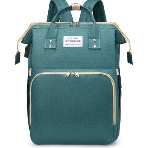 Büyük Kapasiteli USB Anne Yatak Çantası, Anne ve Bebek Çantası (Yurt Dışından)