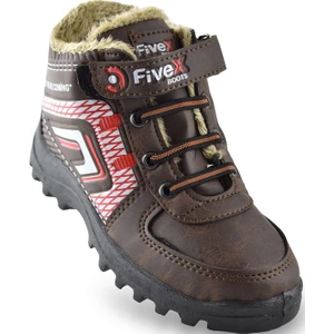 0130 Hazır Taban Erkek Çocuk Bot Ayakkabı Kürklü Çocuk Bot