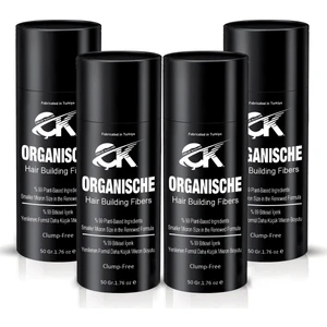 4 Kutu 200 Gram Organische Hair Building Fibers Sarı Saç Lifi Topik