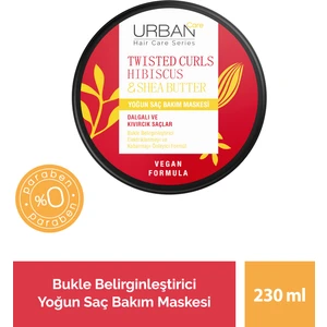 Hibiscus & Shea Butter Kıvırcık ve Dalgalı Saçlara Özel Yoğun Saç Bakım Maskesi 230 Ml-Vegan
