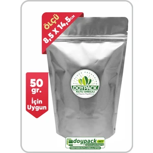Alüminyum Kilitli Doypack 8,5X14,5 (50 Gr.) - 100 Adet