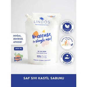 Çok Amaçlı Doğal Bitkisel Kastil Sabunu Portakal Bergamot Kokulu Antibakteriyel Banyo Sabun 1,2L