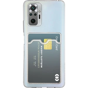Kzy Xiaomi Redmi Note 10 Pro Kapak Kamera Korumalı Kartlıklı Darbe Emici Özellikli Şeffaf Silikon Kılıf