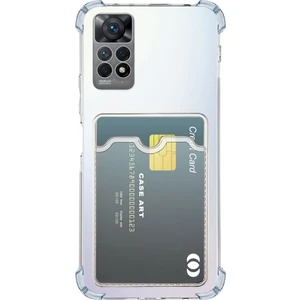 Caseart Xiaomi Redmi Note 12 Pro 4g Kapak Kamera Korumalı Kartlıklı Darbe Emici Özellikli Şeffaf Silikon Kılıf