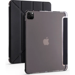 Ipad Pro 4. Nesil 3. Nesil 11 Inç M2 2022 - 2021 Uyumlu Kılıf Standlı Akıllı Kapaklı Kalemlik Bölmeli Silikon Kılıf