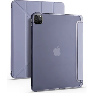 Ipad Pro 4. Nesil 3. Nesil 11 Inç M2 2022 - 2021 Uyumlu Kılıf Standlı Akıllı Kapaklı Kalemlik Bölmeli Silikon Kılıf