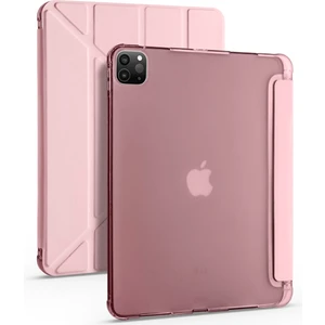 Ipad Pro 4. Nesil 3. Nesil 11 Inç M2 2022 - 2021 Uyumlu Kılıf Standlı Akıllı Kapaklı Kalemlik Bölmeli Silikon Kılıf