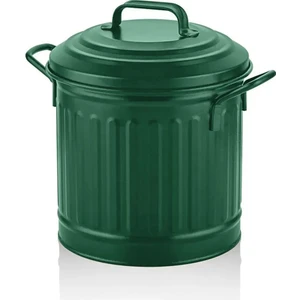 The Mia Tezgah Üstü Çöp Kovası 4lt - Koyu Yeşil