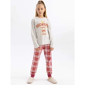Kız Çocuk Harry Potter Uzun Kollu Pijama Takımı B1260A823WN