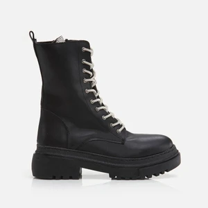 Yaya By Hotiç 01BOY274440A100 Siyah Kadın Düz Bot