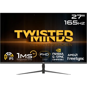 Twısted Mınds 27 TM27DFI Fhd 165Hz 1ms HDMI Dp Amd Freesync/gsync Çerçevesiz Rgb IPS Gamıng Monitör
