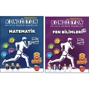 Newton Yayınları 8. Sınıf LGS Kondisyon Matematik Denemeleri - 8. Sınıf LGS Kondisyon Fen Bilimleri Denemeleri