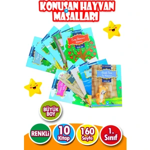 Konuşan Hayvan Masalları Seti 10 Kitap