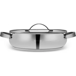 Kuzina Indüksiyon Tabanlı Çelik Karnıyarık Tencere 24 cm 3 Lt