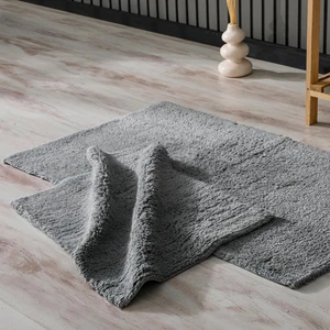 Doqu Home  Lolavien Moppi Banyo Paspası - Gri - 60X100CM