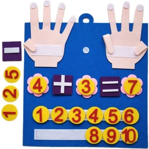Go Toys Montessori Eğlenceli Erken Matematik Keçe Eğitici Parmak Seti