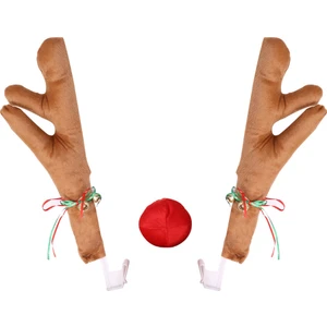 Noel Araba Dekorasyon Geyik Boynuzları Araba Boynuzları Noel Süslemeleri Noel Araba Dekorasyon Geyik Boynuzları (Yurt Dışından)