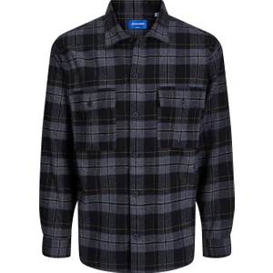 Jack & Jones Ekose Desenli Göğüs Cepli Gömlek Blafri