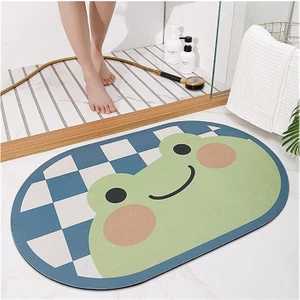 Diatom Çamur Emici Paspas Banyo Kapısı Çabuk Kuruyan Ayak Paspası (Yurt Dışından)