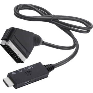 HDMI - Scart Bağlantı Kablosuna Uyumlu 1m Ses/video Dönüştürücü (Yurt Dışından)