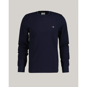 Erkek Lacivert Slim Fit Bisiklet Yaka T-Shirt 2022143.433