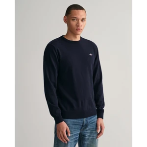 Erkek Lacivert Regular Fit Bisiklet Yaka Kazak 87211.410