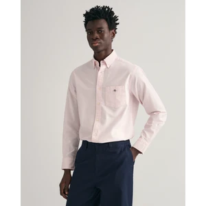 Erkek Pembe Regular Fit Düğmeli Yaka Gömlek 3000200.662