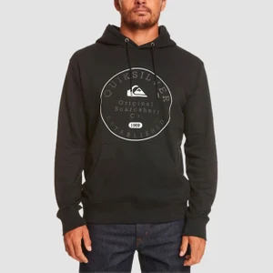Siyah Erkek Kapüşonlu Sweatshirt EQYSF03150 Circle Trim Hood