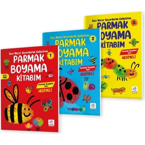 3-6 Yaş Parmak Boyama Kitabım Seti