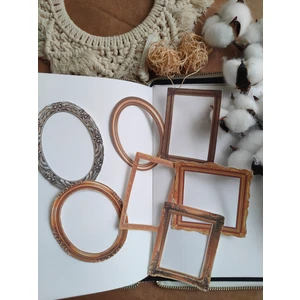 Vintage Tekli Çerçeve Etiket Seti 02 Ajanda Planlayıcı Bullet Journal Scrapbooking Için Uygundur