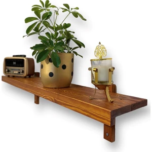 Ahşap Dekoratif 120 cm  Raf, Duvar Rafı, Ahşap , Tv Altı Raf, Ahşap Kitaplık Raf, Banyo Rafı