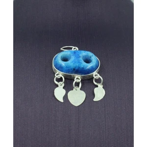 Midyat Nazar Boncuğu Mardin Bocuğu Nazarlık Gümüş Taşlı Kolye UC-145