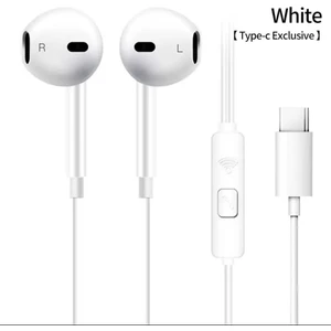 iPhone 15 Pro Uyumlu Type-C Kablolu Mikrofonlu Kulaklık