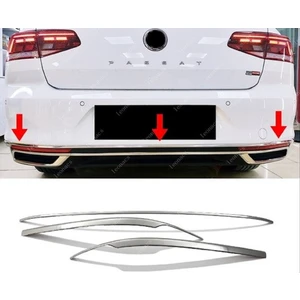 Fams Otomotiv Vw Passat B8,5 Krom Arka Tampon Alt Çıta 3 Parça 2019> Paslanmaz Çelik