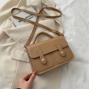 Sonbahar ve Kış Rahat Crossbody Basit Ins Retro Internet Ünlü Popüler Askılı Çanta Küçük Kare Çanta (Yurt Dışından)